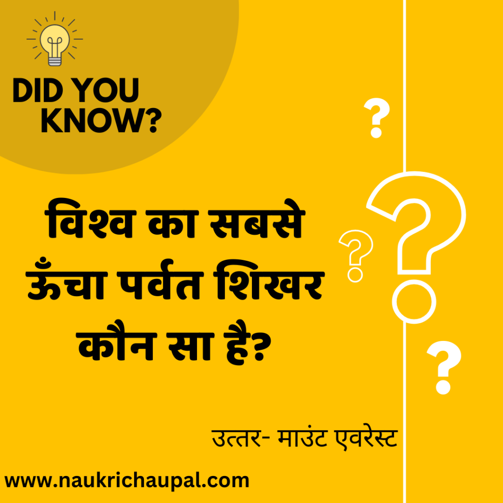interesting gk questions in hindi